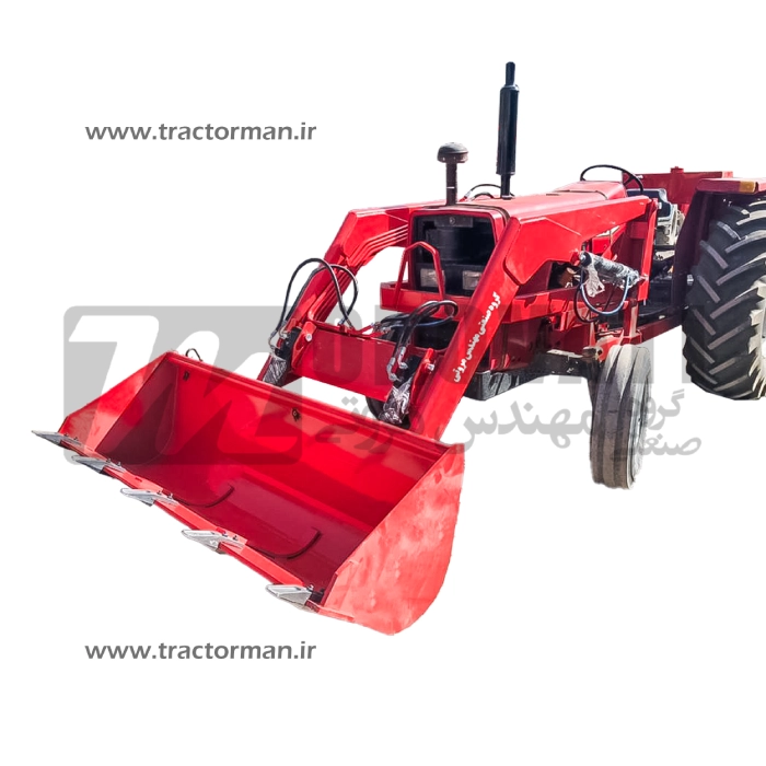 4-cylinder, double-acting front-end loader for 2WD 399 tractors.